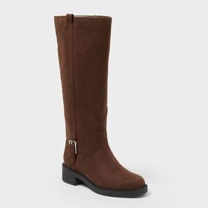 NWT A New Day Hattie Boots Brown 7.5 Memory Foam Comfort